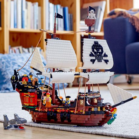 31109 LEGO Creator bateau pirate 1 en 3-bateau île Set 1264 pièces 9 Ans