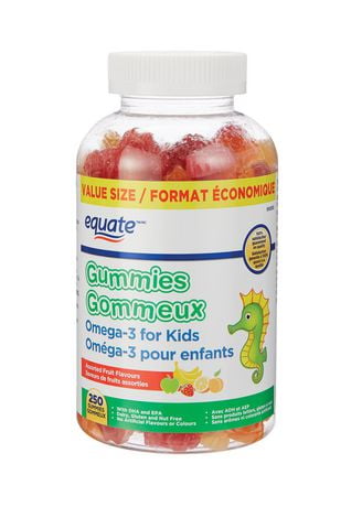 Equate Omega-3 for Kids Gummies, Value Size | Walmart Canada