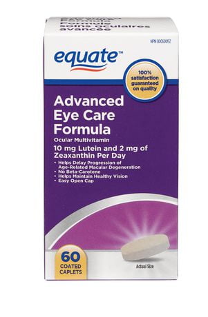 Equate Advanced Eye Care Formula Ocular Multivitamin ...