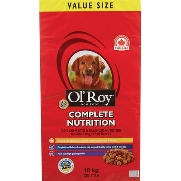 Ol' Roy Complete Nutrition, 18 Kg (39.7 lb)