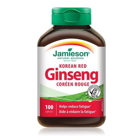 Jamieson Caplets de Ginseng Rouge Coréen 100 comprimés