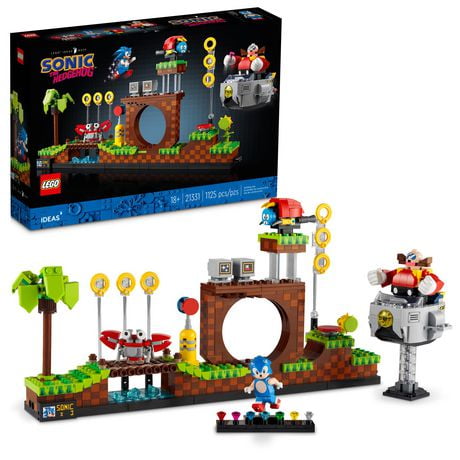 LEGO Ideas Sonic the Hedgehog – Green Hill Zone 21331 Toy Building Kit (1,125 Pieces), Includes 1125 Pieces, Ages 18+