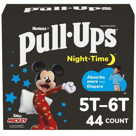 Pull-Ups Night Time Training Pants, Giga Pack, Size 5T-6T, 44 Count