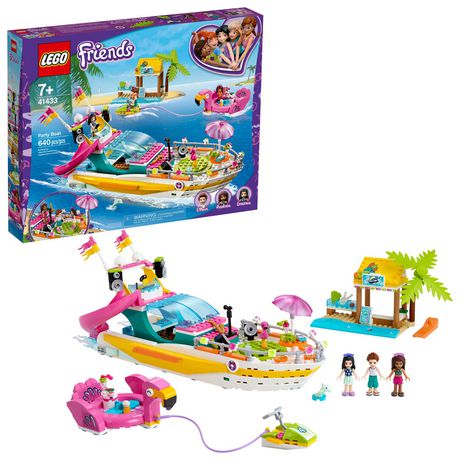 LEGO Friends Party Boat 41433 Toy Building Kit (640 Pieces) | Walmart ...
