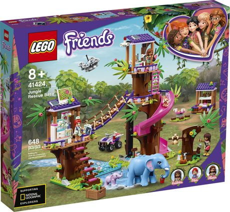 lego friends jungle rescue base walmart