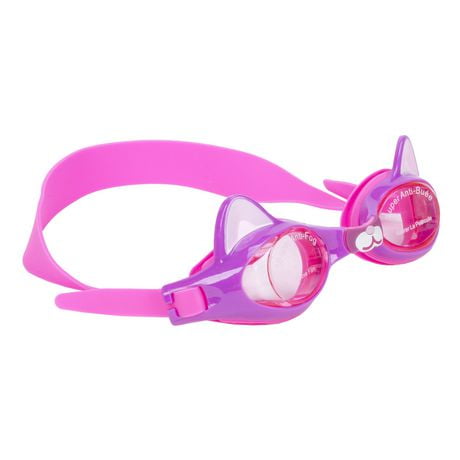 Generic CAT Ears Anti Fog GSG52SG18 Kids Swim Goggles, Junior Size