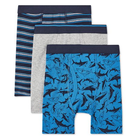 George Toddler Boys' Boxer Briefs 3-Pack, Sizes 2T-3T/4T 