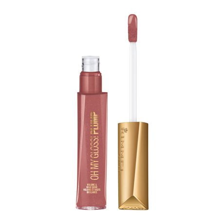 Rimmel Oh My Gloss! Lip Plump, infused with cinnamon oil, camphor, and capsicum, for volume & high shine, 100% Cruetly-Free, Plumping, high shine lip gloss