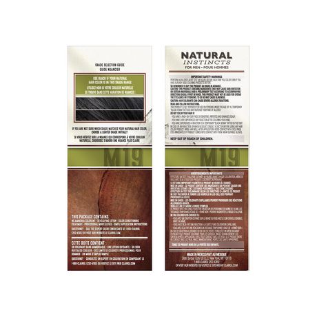 Clairol Natural Instincts Semi Permanent Hair Color For Men