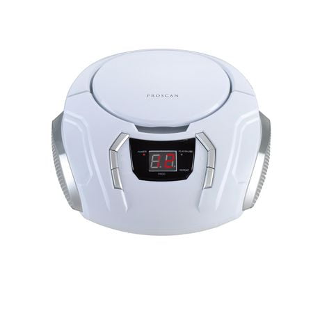 Boombox Portable Proscan CD avec radio AM/FM et AUX