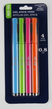 PEN+GEAR 4CT Gel Stick Pens Astd | Walmart Canada