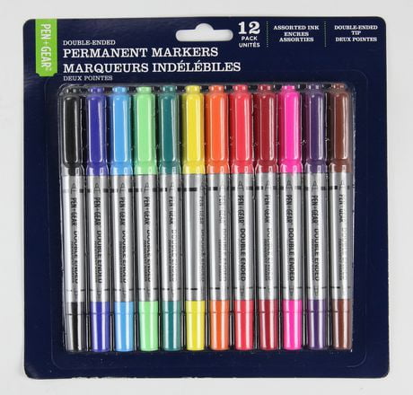 PEN+GEAR Pen + Gear 12PK Dbl Ended Markers | Walmart Canada