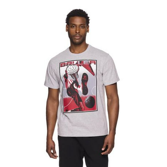 AND1 Mens Extreme Perspective Short Sleeve Graphic Tee