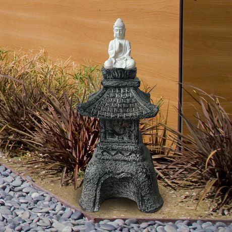 Angelo Décor Illuminated Buddha Lantern Statue