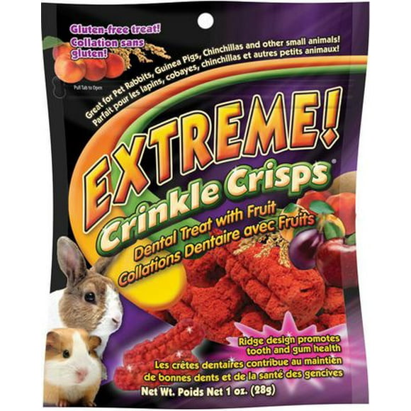 Extreme!™ Crinkle Crisps® Collations Dentaire avec Fruits
