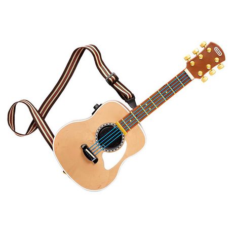 Guitare acoustique My Real JamMC, guitare-jouet avec étui et sangle, 4  modes de jeu et connectivité BluetoothMD – pour les enfants de 3 ans et + 