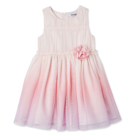 George Toddler Girls' Dip Dye Mesh Dress | Walmart Canada