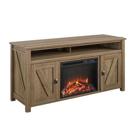 Farmington Electric Fireplace TV Console for TVs up to 60", Rustic