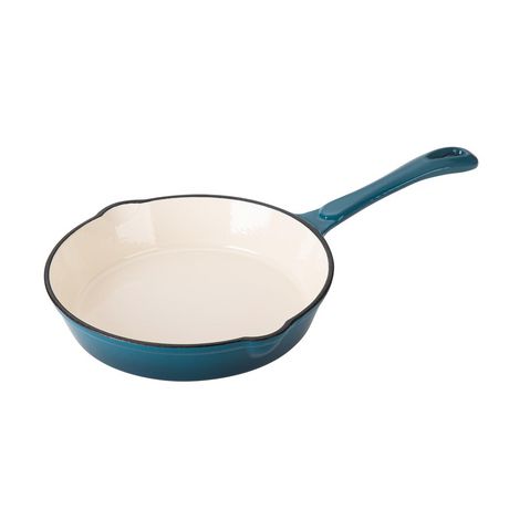 Hamilton Beach 8 inch Cast Iron Fry Pan, Navy - Walmart.ca