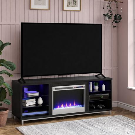 Lumina Fireplace TV Stand for TVs up to 48", White | Walmart Canada