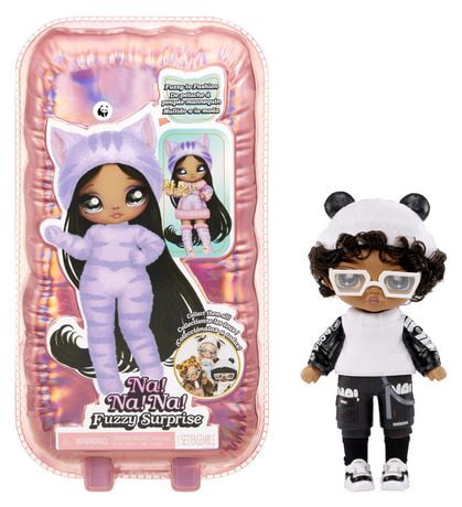 Na Na Na Fuzzy Surprise Series 1 Peter Panda 7" Fashion Doll Walmart