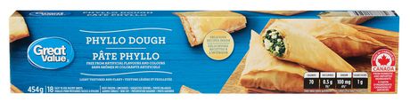 Great Value Phyllo Dough - Walmart.ca