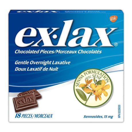 ex-lax Chocolate Pieces, 18ct