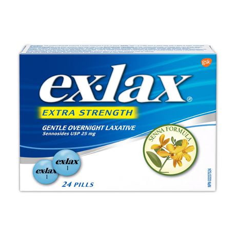Ex-Lax Extra Strength Laxatives for Constipation Relief, 24 Pills, 24 ct
