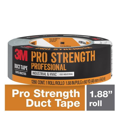 3Mâ„¢ Pro Strength Duct Tape 1260-6C, 1.88 in x 60 yd