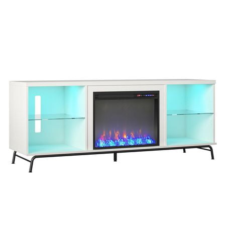 Melbourne Fireplace TV Stand for TVs up to 70", White