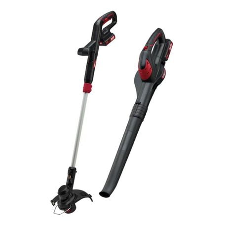20V Li-ion cordless string trimmer and sweeper combo kit, K1018, 10" trimmer, 130 MPH blower