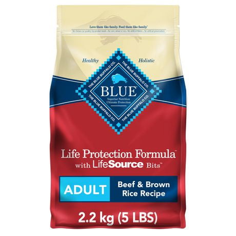 Blue Buffalo Life Protection Formula Beef Natural Dry Dog Food for Adult Dogs 9.9kg