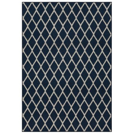 Hometrends Brussels Blue Rug Blue 60 X 84