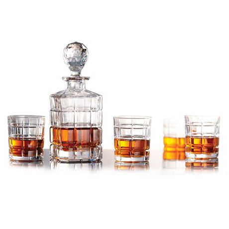 Safdie & Co. Whiskey 5PC Set Glass Highland