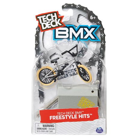 Tech Deck BMX Freestyle Hits, Finger BMX avec obstacle petite rampe, vélos Cult