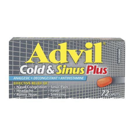 Advil Cold & Sinus plus Caplets | Walmart Canada