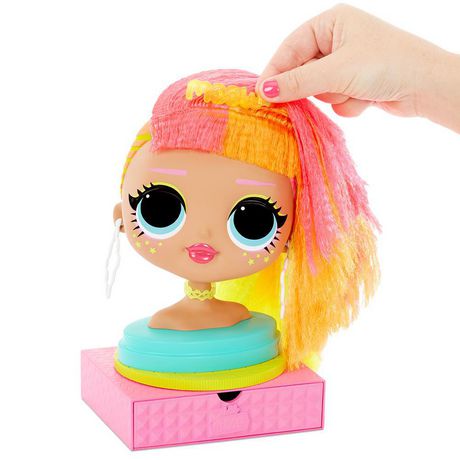 doll head style hair