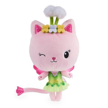 Gabby’s Dollhouse, 7-inch Kitty Fairy Purr-ific Plush Toy, Stuffed Animal Kids Toys for Ages 3 and up