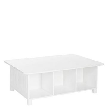 RiverRidge® Home 6-Cubby Storage Activity Table in White for Kids