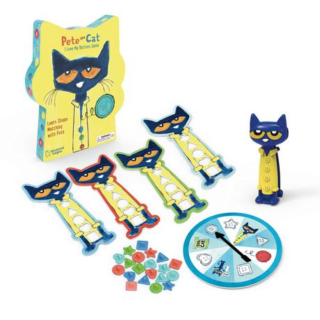 Educational Insights - Pete The Cat I Love My Buttons Game Various