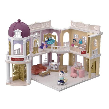 Calico Critters Town Series Grand Department Store Gift Set, Fashion Dollhouse Playset with Figure, Shops and Accessories