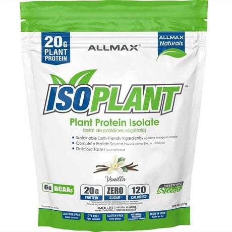 ALLMAX ISOPLANT - Vanilla, ALLMAX ISOPLANT - Plant Protein Isolate