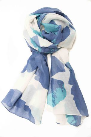 George Wrap Oversized 2D Floral Scarf | Walmart Canada