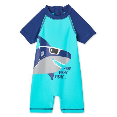 George Baby Boys' Short Sleeve 1-Piece Rashguard | Walmart Canada