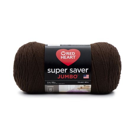 Red Heart® Super Saver® Jumbo Yarn, Acrylic #4 Medium, 14oz/396g, 744 Yards