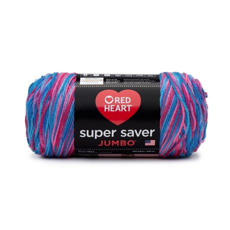 Red Heart® Fil Jumbo Super Saver®, Acrylique #4 Moyen, 10oz/283g, 482 Yards