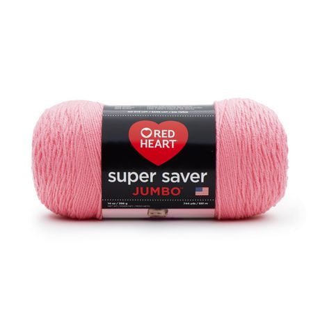 Red Heart® Super Saver® Jumbo Yarn, Acrylic #4 Medium, 14oz/396g, 744 Yards