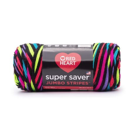 Red Heart® Fil Jumbo Super Saver®, Acrylique #4 Moyen, 10oz/283g, 482 Yards