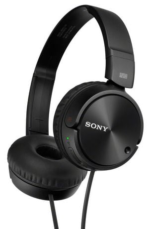 Sony Noise Canceling Over Ear Headphones Black MDRZX110NC ZX110