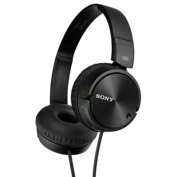 Sony Noise Canceling Over-Ear Headphones, Black -MDRZX110NC, ZX110 Headphones